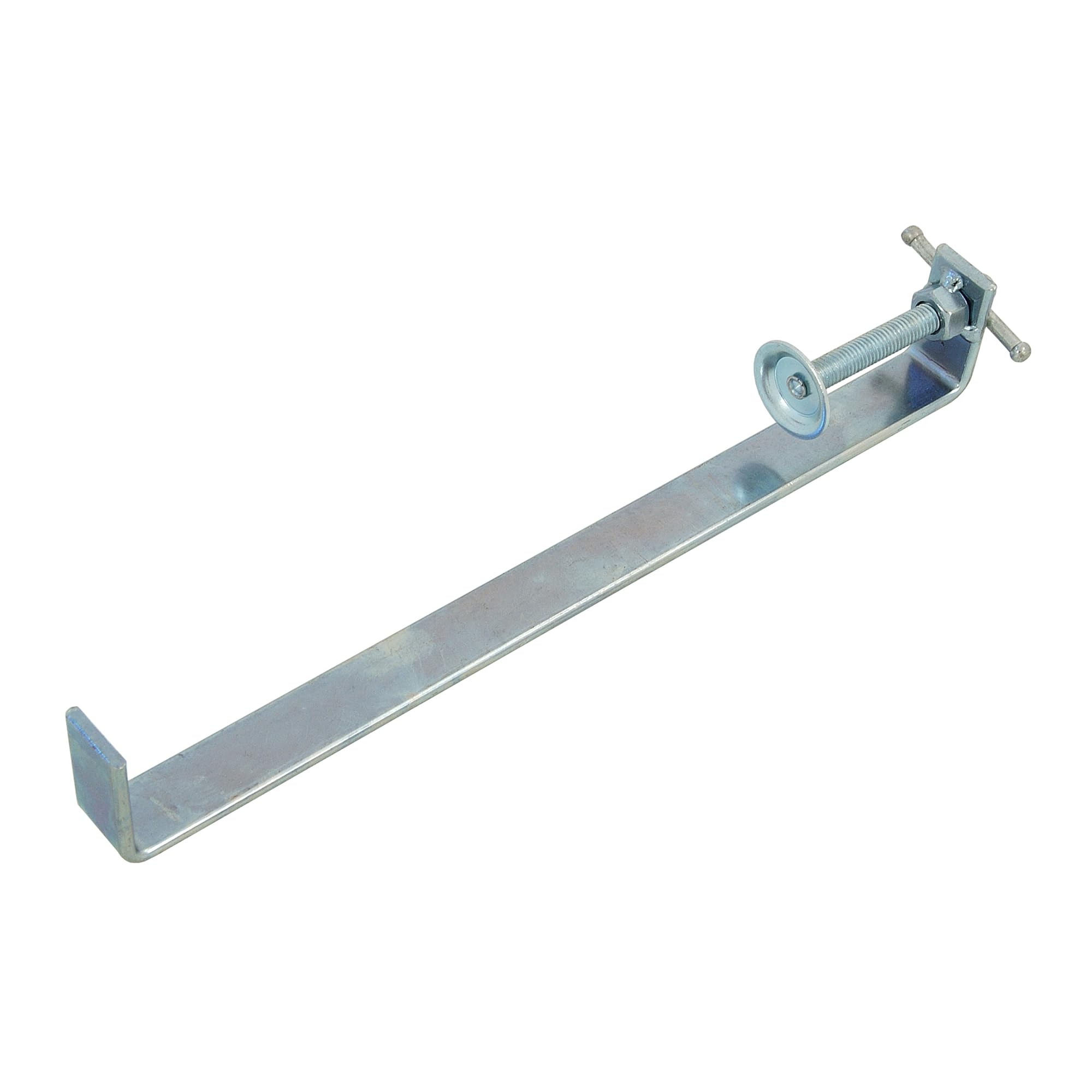 Neilsen Silver Ct5155 - Bricklaying Profile Clamp 300Mm | 12In. T-Bolt Screw With 80Mm Thread | Solid Steel Zinc-Plated Clamp For Bricklaying Applications