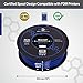 3DF Printing Filament – Blue PETG 3D Filament for FDM 3D Printers | PETG Filament 1.75mm | Dimensional Accuracy +/- 0.02mm | 1kg (2.2lbs) Spool | Pack of 1