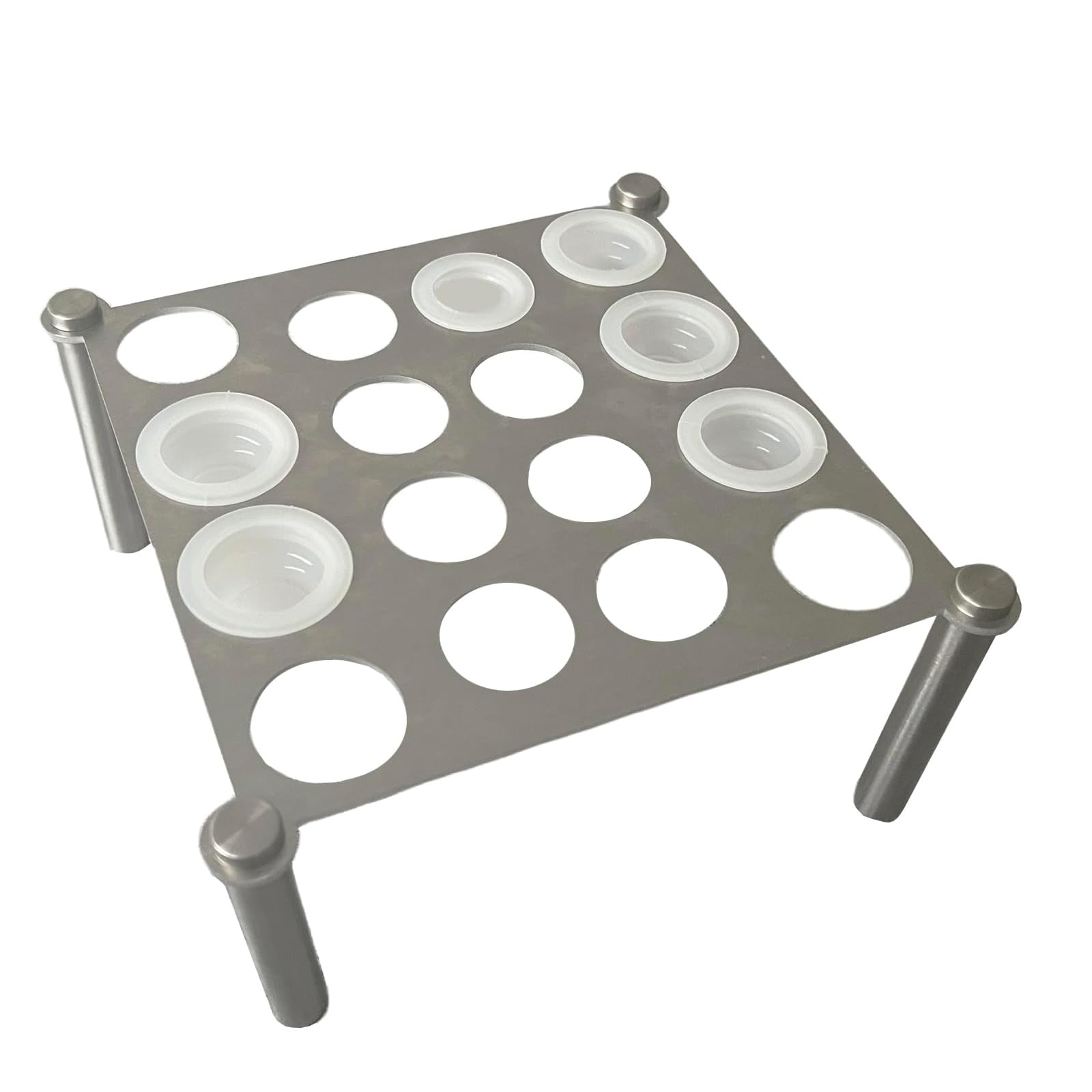 NEWFT Chess Organizers Metal Stand Silicone Crafting Mold Chess Chess Display Holder Chess Item Stand for Crafting