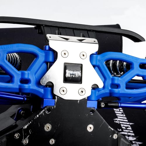 Image of Skid Plate Chassis Guard for Arrma 6S,Chassis Armor Undershield Protector | 1 /8 Talion /Typhon V4 V5 TLR /Kraton V4 V5 /Notorious V4 V5,2mm Thick Skid Plate Chassis Upgrade Part Bottom Cover-304SS
