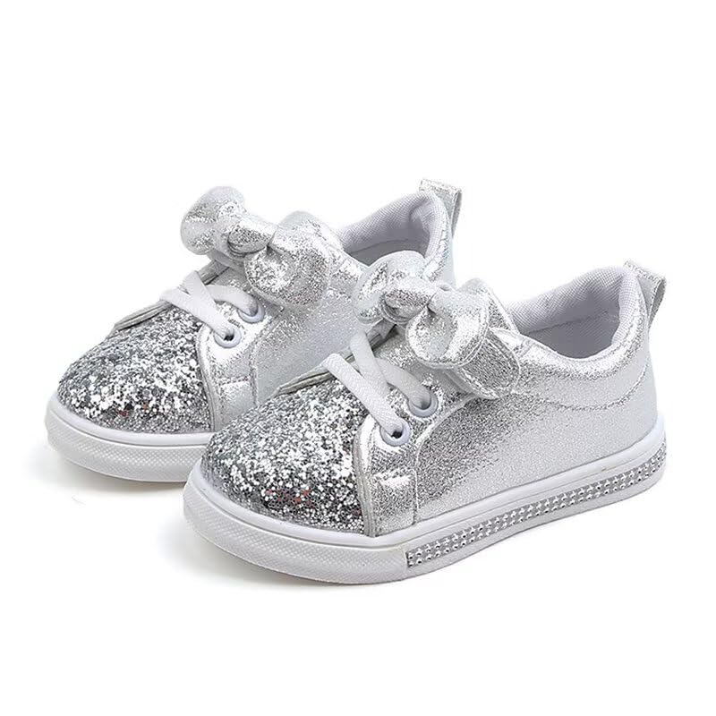 Kids Girl Fashion Lovely Bowknot Casual Sneakers for Outdoor Running Walking Travel School