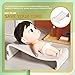 ibasenice Baby Bath Support Net Mesh Seat Ergonomic Infant Bath Pad for Newborns and Toddlers 18.11X9.45X5.71 Inches Comfortable Non-Slip Bathing Aid for Baby Shower