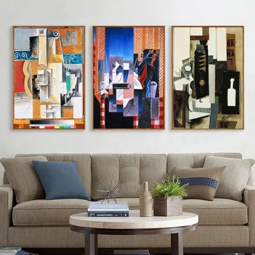 Affiches de guitare abstraites pour habiller un grand mur nu