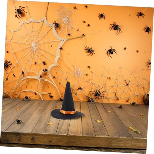 Ensemble de décorations d'Halloween avec mini chapeau de sorcière et balai - 6