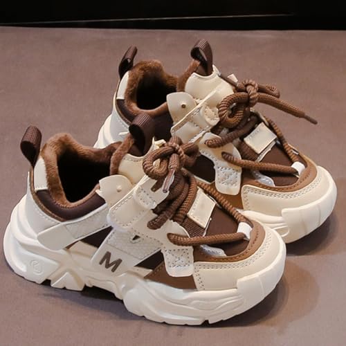 Chunky Sneakers for Girls Fashion Lace-up Comfortable Breathable Casual Walking Shoes for Outdoor Kid Light up Shoes4