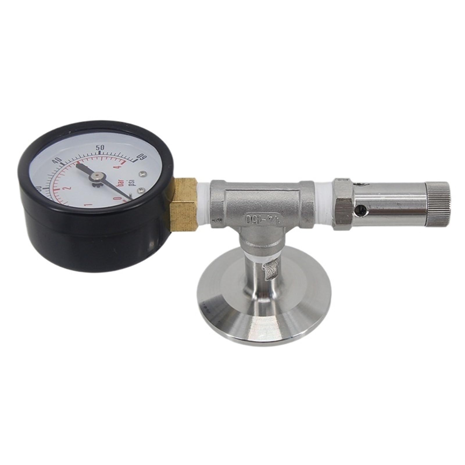 Belovek One Color Tri-Clamp Pressure Relief Valve 1.5 Inch Read And Release Conical Fermenter Accessories