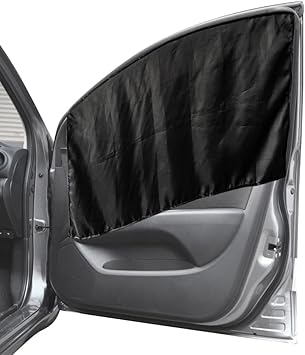 Amazon Co Jp Amazon限定ブランド Zatooto 車用 カーテン 遮光 マグネット内蔵 Uvカット プライバシー保護 車中泊 取り付け簡単 日除け 厚め 紫外線対策 カー用品 2枚セット 100 ｘ54 ブラック Ct Bk 車 バイク