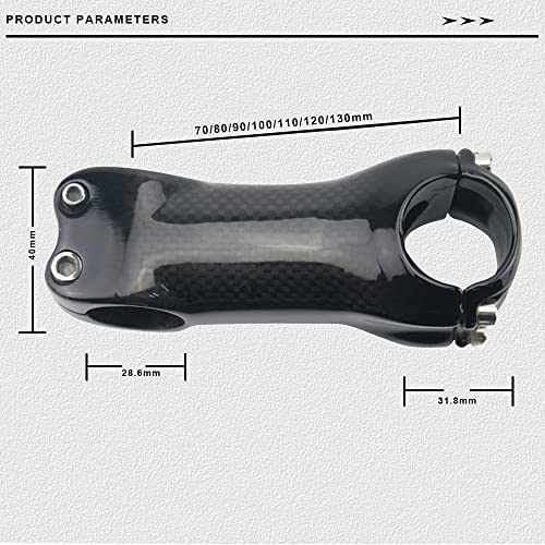 Rxl Sl LHUSA-STEM-009 Road Bike Carbon Stem Rxl Sl Carbon Stem 31.8 Road Bicycle Handlebar Stem 6 Degree Racing Bike Lightweight Carbon Fiber Bike Stem Riser thumb #3