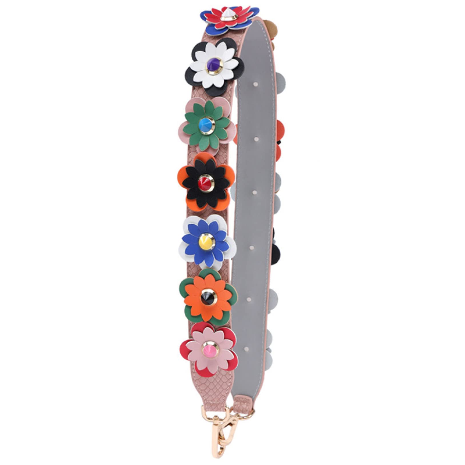 Łańcuszki do torebek, Akcesoria Do Nitów Luksusowe Torebki DIY Z Rączkami Torebka Łańcuszkiem Paski Crossbody(Red Blue,Gold hook)