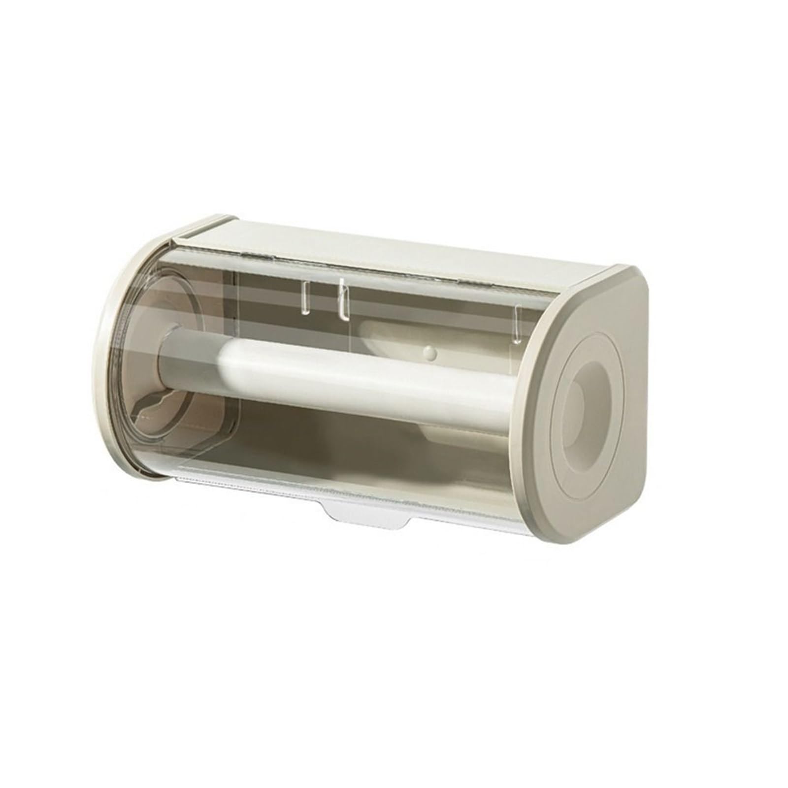 Tissue Paper Holder Wall Mounted Wall Mounted Tissue Box Toilet Roll Paper With Lid Clear Rack Kitchen(Color1)