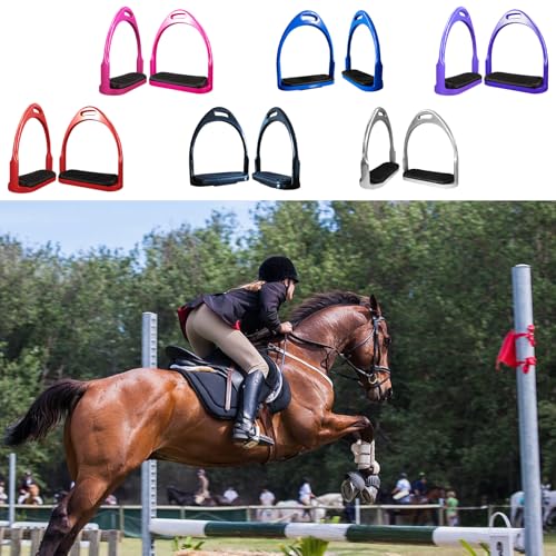 Étriers de cheval antidérapants avec coussinets sécurité équitation - 2
