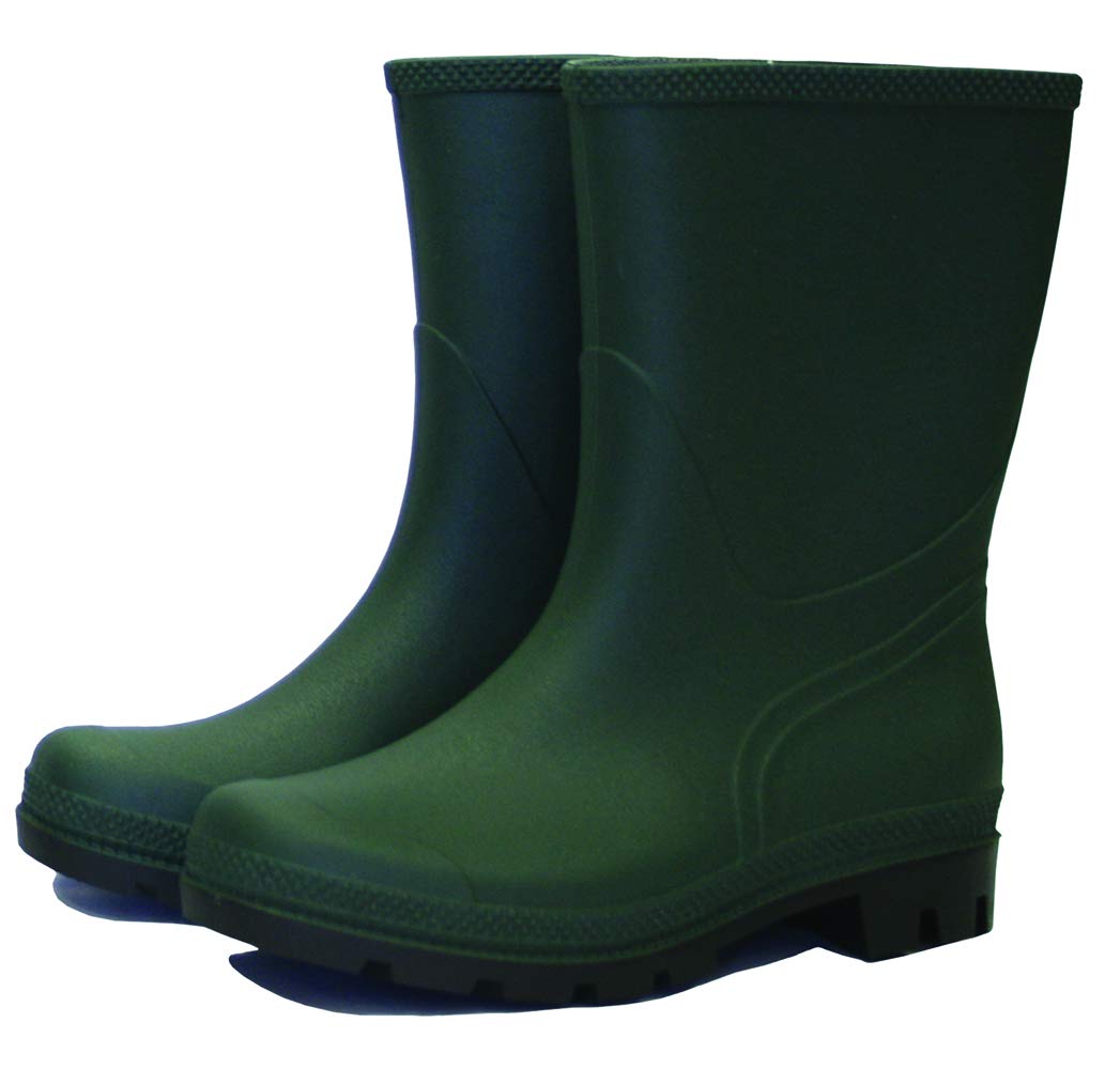 Town & CountryTown & Country TFW837 Essentials Half Length Wellington Boots Green UK Size 12