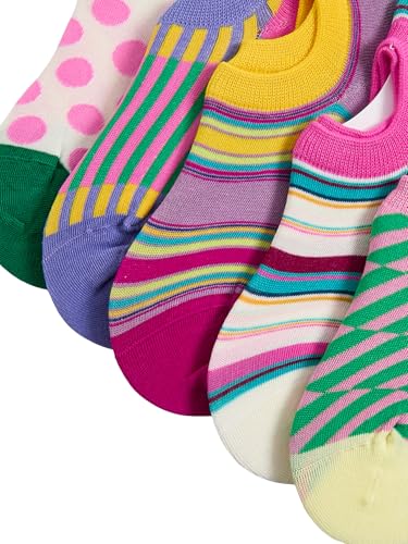 Image of WDIRARA Women's 5 Pair Cute Fruit Graphic Ankle Socks Funny Low Cut Sock Pairs for Girl Teen