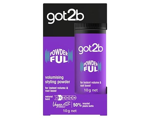 Got 2B Powder'Ful - Polvo voluminizador estilo 0.35 onzas (0.3 fl oz) (paquete de 3)