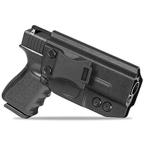 Concealment Express IWB Gun Holsters, Glock Gun Holsters, Inside Waistband, Adjustable Cant, Glock Holster Fit: Glock G17 / 19 / 19X / 22 / 23 / 26 / 27 / 31 / 32 /33 / 45 (G1-5) (Black, Right)