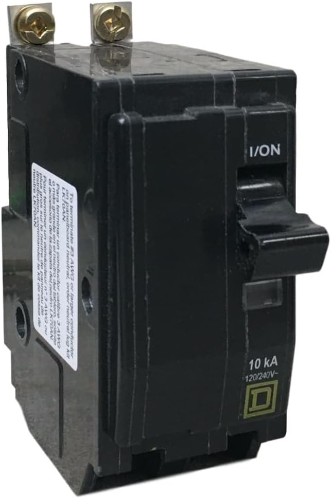 SCHNEIDER ELECTRIC QOB280 Miniature Circuit Breaker 120/240V 80-Amp Molded Case Circuit Breaker 600V 70A