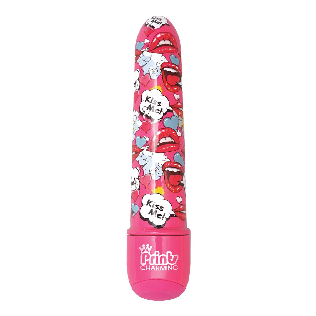 Global Novelties Prints Charming Pop Tease Mini Vibe Kiss Me Pink 12.7 cm