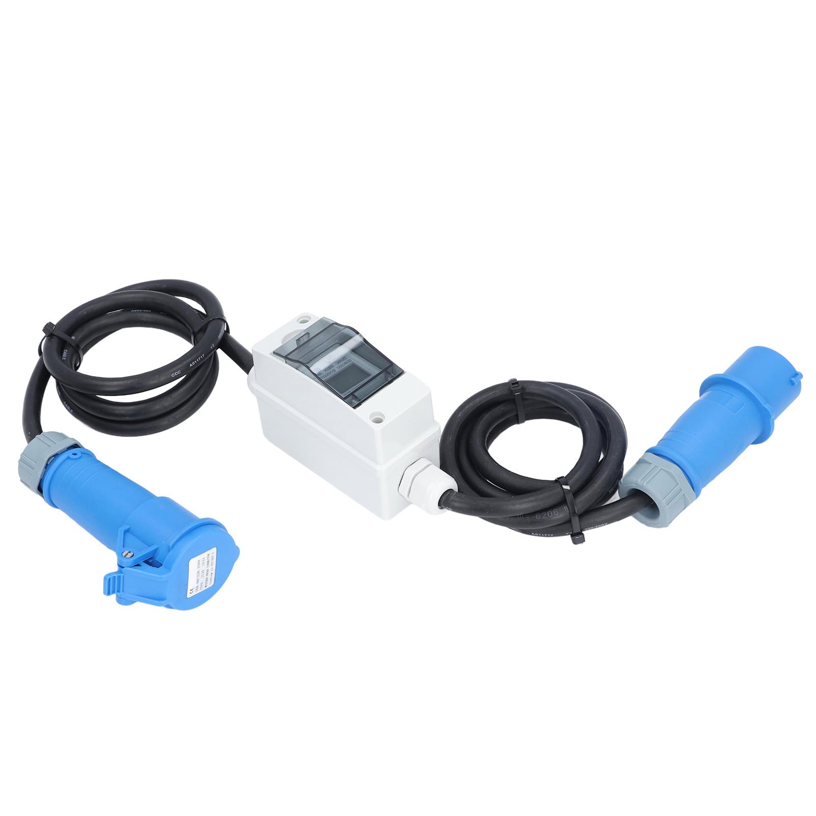 Presa CEE 220‑250V 16A 3 Poli con contatore Digitale LCD 220V per Auto elettrica