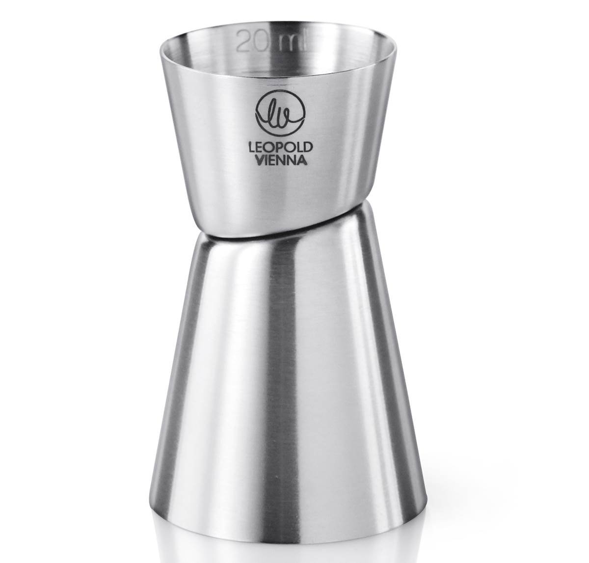 LV233006 Jigger 20/40ml, Stainless Steel, Silver