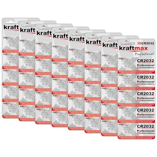 40er Pack CR2032 Lithium Hochleistungs- Batterie für professionelle Anwendungen - Neuste Generation