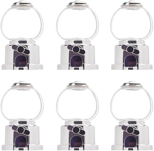 STOBOK Máquina de dulces, 6 máquinas giratorias para atrapar dulces, mini máquina creativa de chicles dispensadora de dulces, caja de dulces para