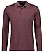 Produktbild RAGMAN Herren Softknitpolo Jacquard, Langarm XXL, Weinrot-061