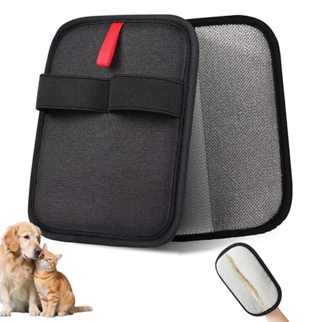 Pet Hair Removal Brush, Electrostatic Pet Hair Removal, Reusable Pet Cat Dog Hair Remover for Couch, Furniture, Carpet, Car Seat, Upgraded Animal Fur Removal Tool (1pcs)-9sBWABej