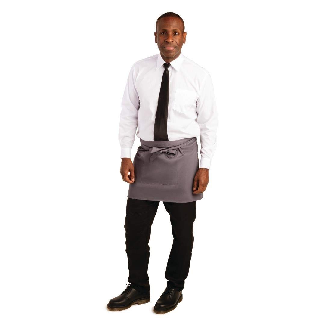 Whites Bistro Apron Polycotton Charcoal