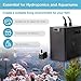 Aquarium Chiller 160L/300L/500L, Water Cooler Fish Tank Chiller 1/10 HP, 1/3 HP, 1/2 HP, Water Chiller for Ice Bath, Quiet Water Chiller,500L