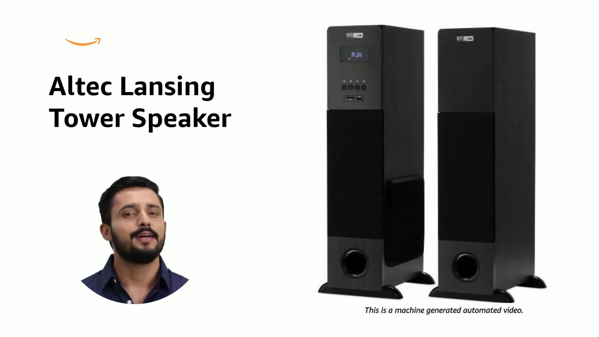 Altec Lansing AL-4005 with Karaoke 140 W Bluetooth Tower Speaker