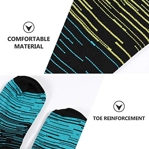 EXCEART Meias de CompressÃ£o Meias AtÃ© O Joelho Meias RespirÃ¡veis â€‹â€‹Para Mulheres Correndo Ede