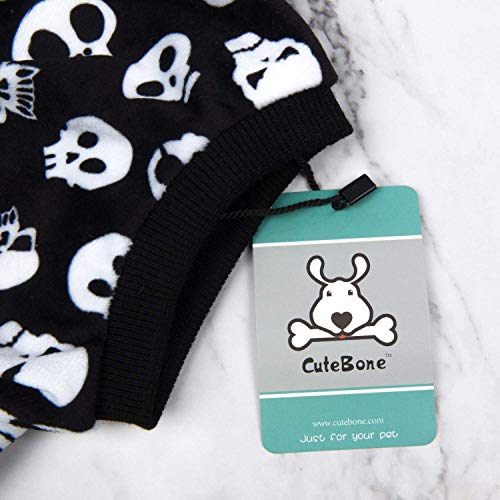 Cutebone Halloween Dog Jumpsuit Skull Shirt Pet Pajamas Bodysuit For Xl Doggie Onesies P11Xl #TOP7
