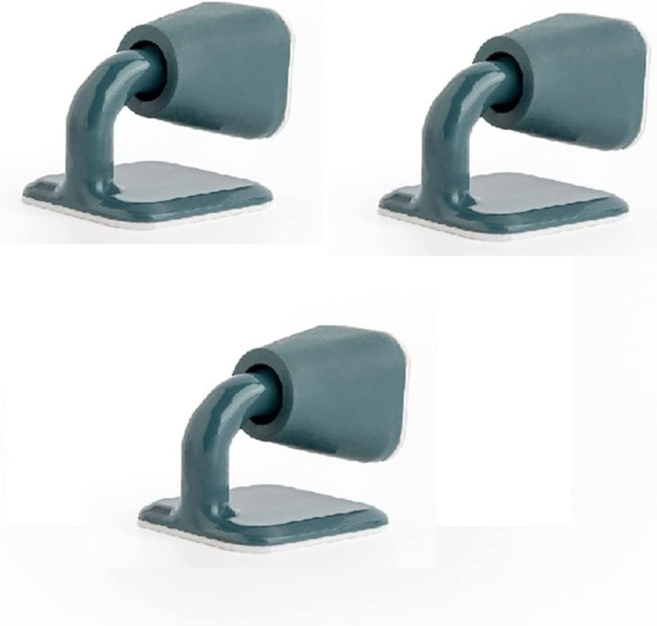 Magnetic Door Stop Tope De Puerta Magnético Autoadhesivo Silicona, Soporte Cuña for Parachoques, 5cm X 4,5 Cm, 3 Uds(3pcs a)