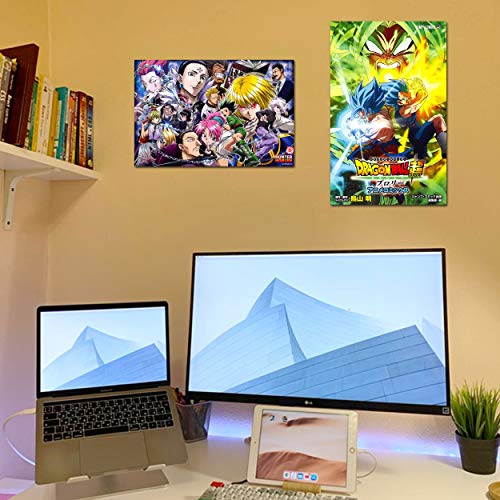 GTOTd Anime posters Wall Poster 8 Pcs 11.5\" x 16.5\"- (with anime stickers 20Pcs)- Unframed Version Poster with Random Anime Stickers 20Pcs