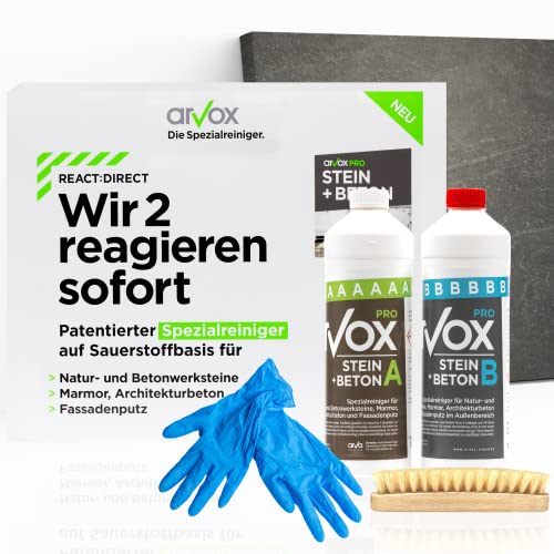 Extrem Steinreiniger Extrem – 12x 1 Liter Für Terrasse, Auffahrt, Pflaster & Gehwege ABACUS Steinreiniger