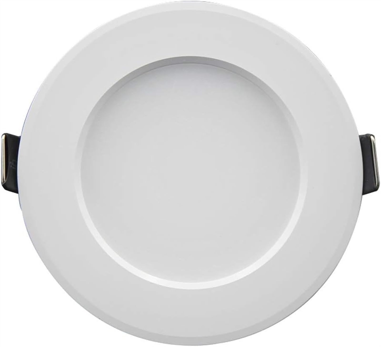 WDX- Sturdy 3w/5wLed Energy Saving Anti-glare Round Panel Light Embedded White 3000k/ 6000k Downlight Recessed High Spotlight (Color : White Light, Size : 5w)