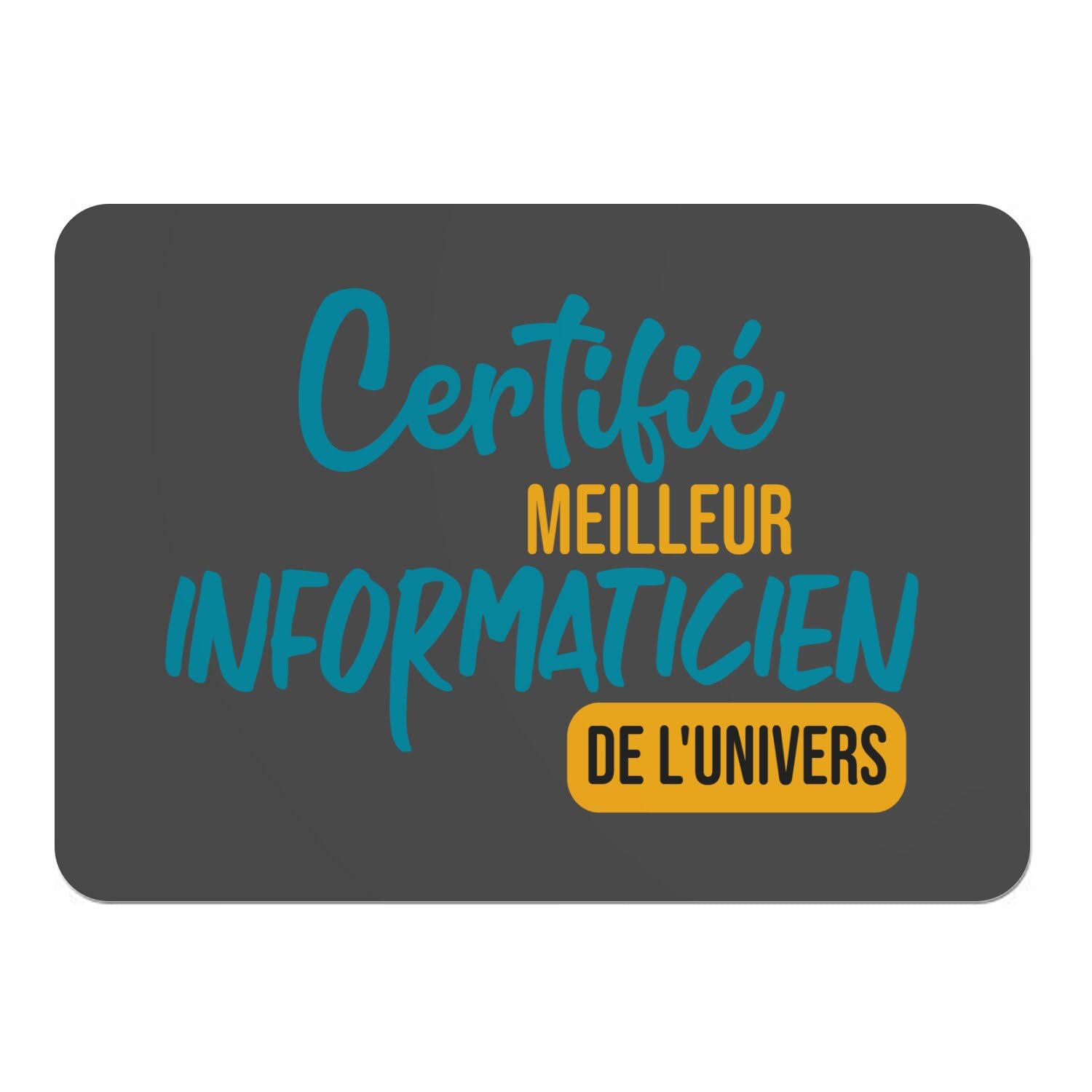 Sets de table en liège noir napperons d'excellence pour informatique