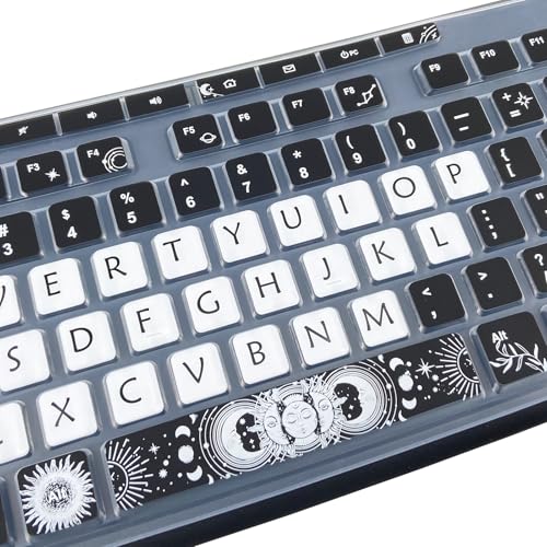 Cubierta de silicona para teclado Logitech K270 Sun and Moon miniatura 7