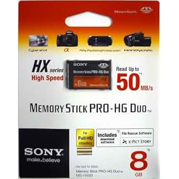 ソニー メモリースティック PRO-HG デュオ 8GB MS-HX8B T1 Amazon | [海外パッケージ] SONY メモリースティック Pro-HG Duo