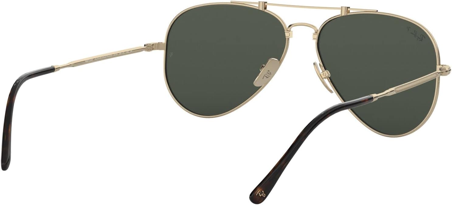 Ray-Ban RB8125m Titanium Aviator Sunglasses