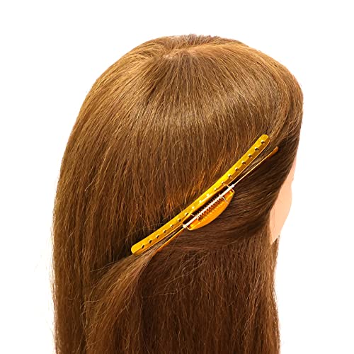 Pinzas de Mariposa para Cabello 12 Piezas Metal Dorado miniatura 6