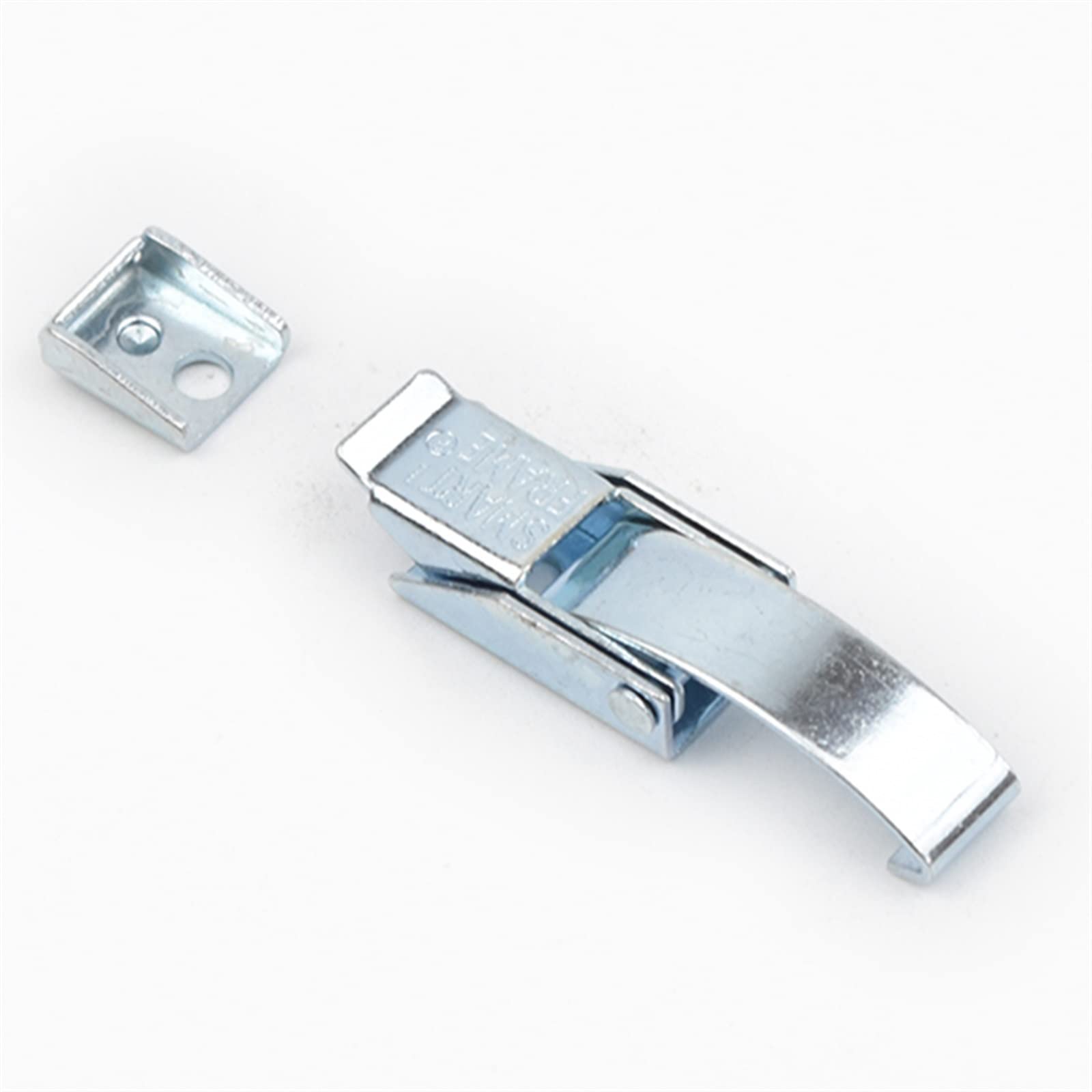 Loquet de tirage à ressort en zinc pour armoire et caisse en bois