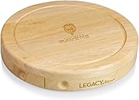 Vista 22 de Picnic TIME NFL Brie Cheese Board and Knife Set - Charcuterie Board Set - Wood Cutting Board