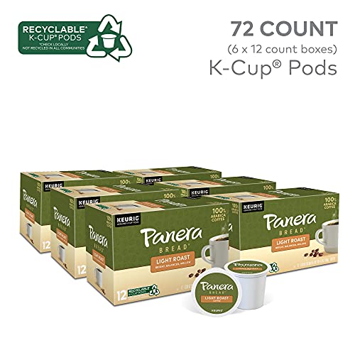 Panera Bread Light Roast, Keurig Single Serve Coffee K-Cup Pods, 12 Count (Pack Of 6) #TOP1