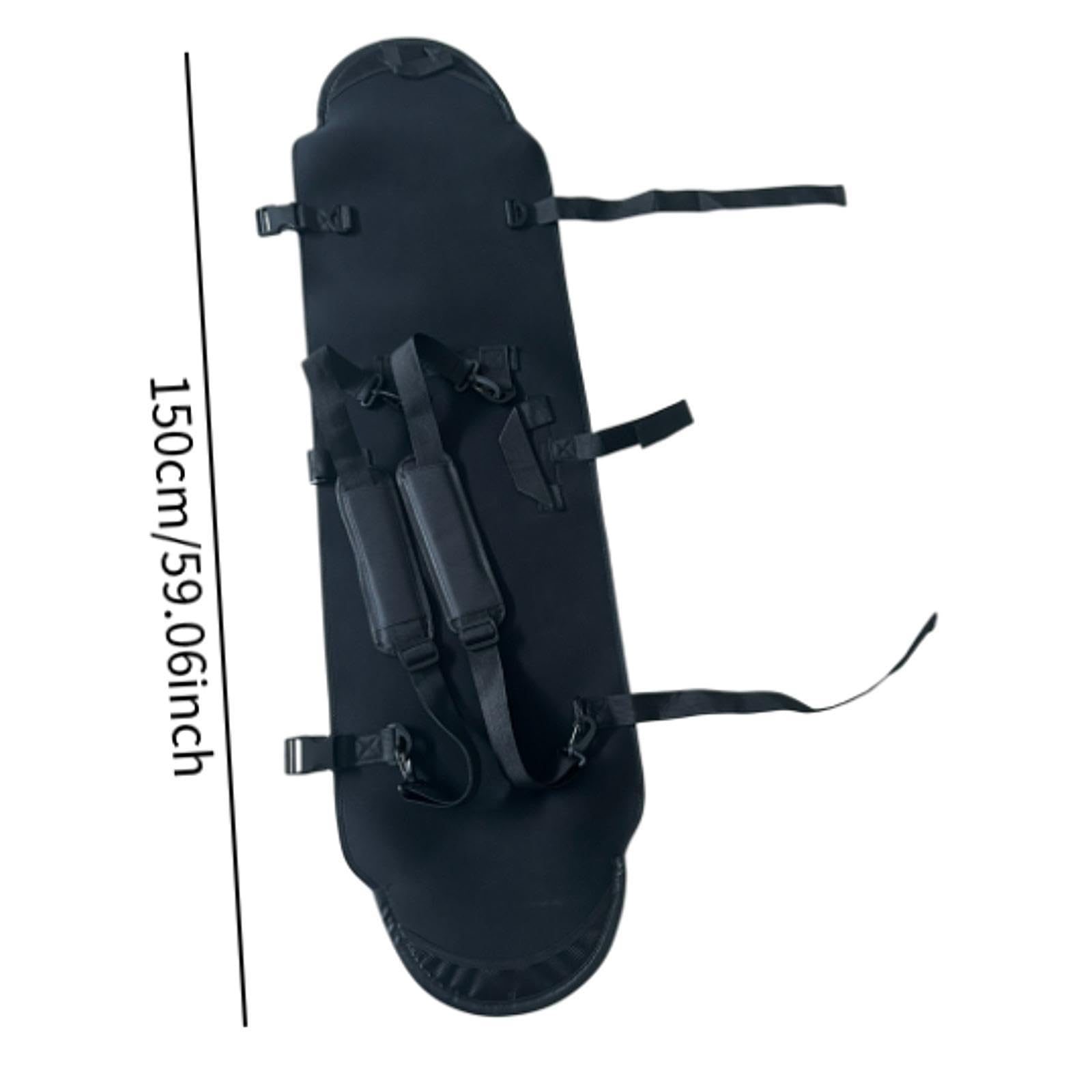 Housse de Snowboard Étui de Rangement Organisateur Protection Antichoc Sac à Bandoulière Rembourrée Waterproof Portable Adaptée pour Ski Sports