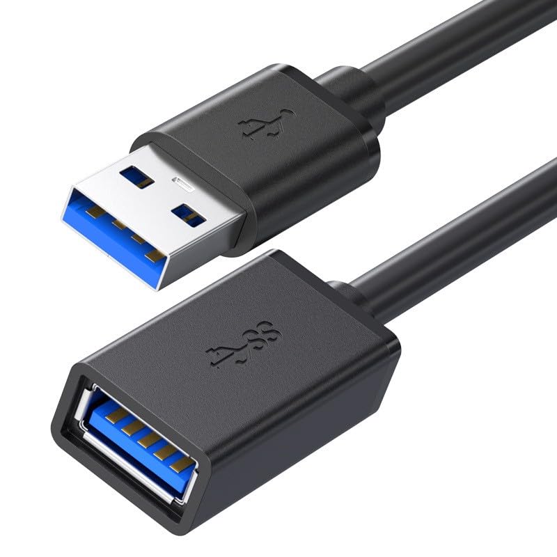 USB 3.0 Extension Cable, 5Gbps High Speed Transfer, Shielded Thic...