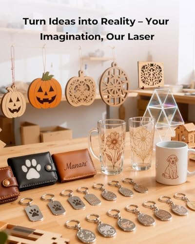 Image of ACMER S1 3500mW Laser Engraver Machine, Higher Accuracy Lazer Cutter and Engraving Machine with Working Area 130x130mm,0.04mm Laser Spot Engraving Machines & Tools For Wood Metal, Leather