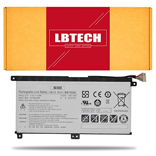 LBTECH AA-PBUN3AB AA-PBUN3QB Compatible Laptop Battery Replacement for Samsung Notebook 5 NP550XTA-K0 NP550XTA-K01US NP530E5M NP740U NP740U3L NP740U5L NP730QAA Odyssey NP800G5M Series 11.4V 43Wh