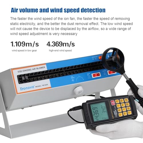 Ionizador de aire antiestático 110V ajustable miniatura 6