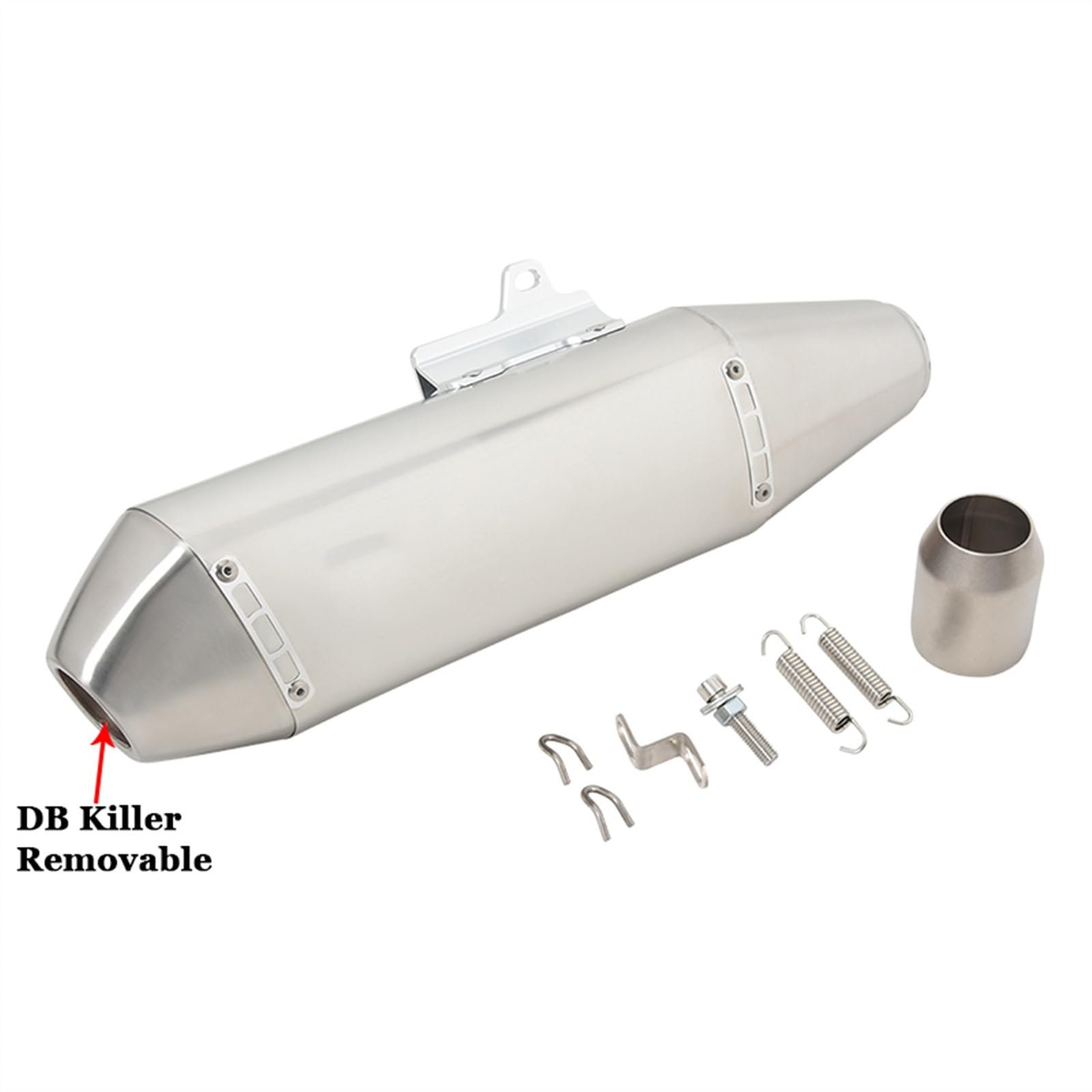Moto Per Kawasaki KLX230 ER6N Tubo Di Scarico Fuga Universale Dirt Bike Silenziatore DB Killer Motocross